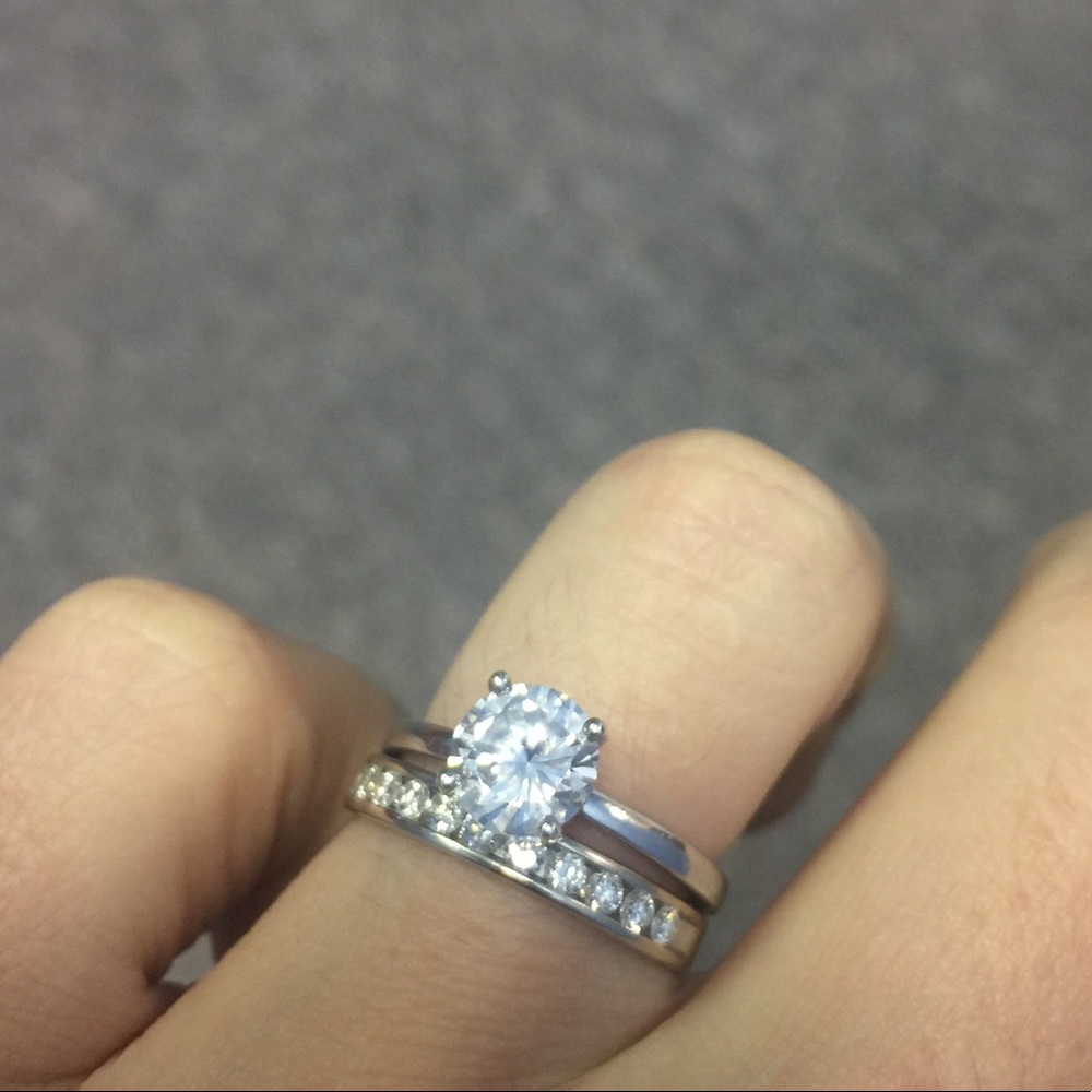 1.5ct Tiffany Style CZ Engagement Ring Solitaire